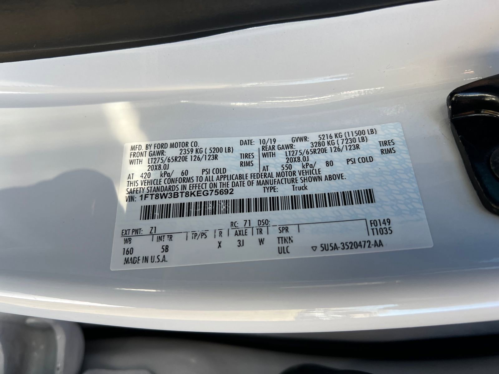 2019 Ford F350 Lariat