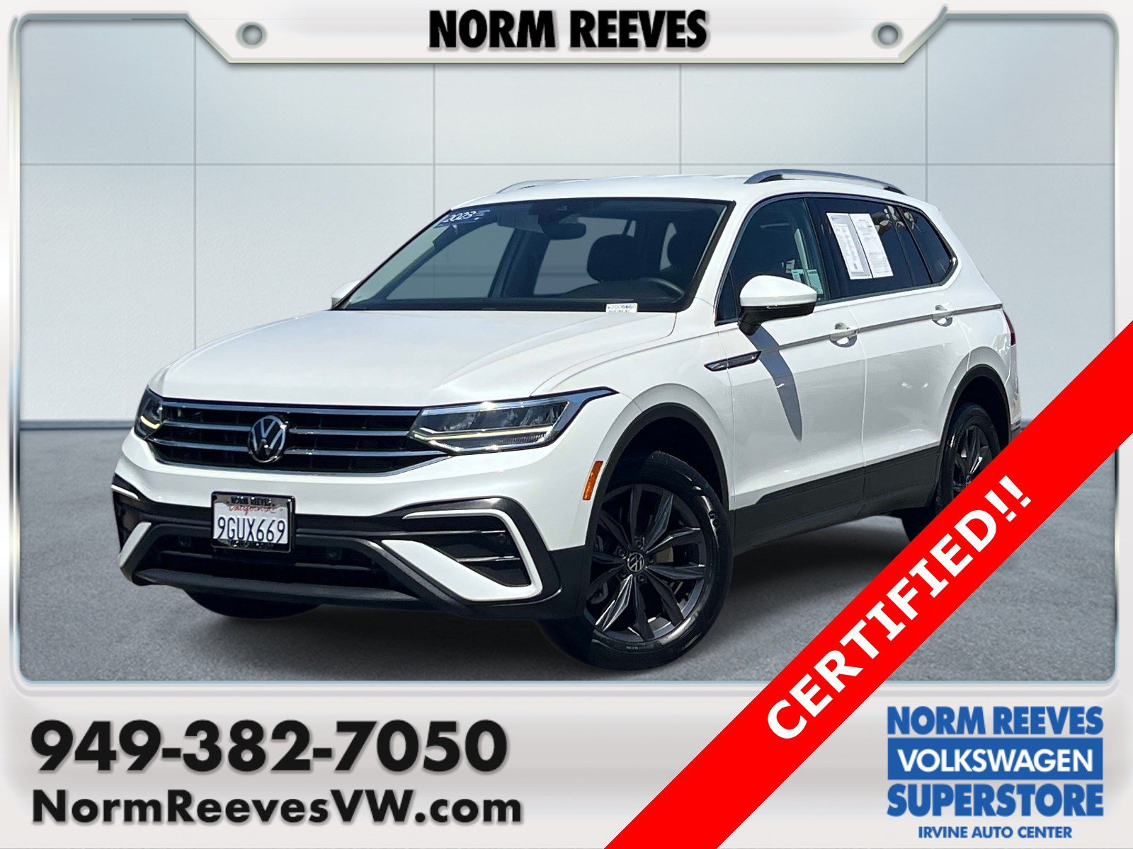 Certified 2023 Volkswagen Tiguan SE