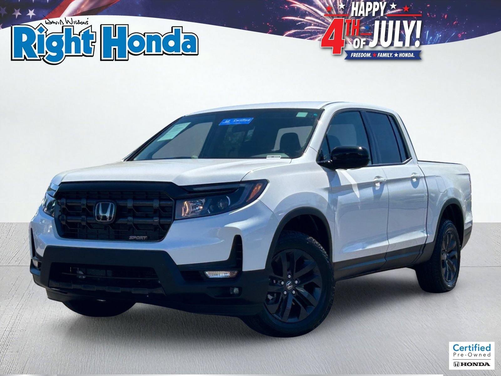 Certified 2025 Honda Ridgeline Sport