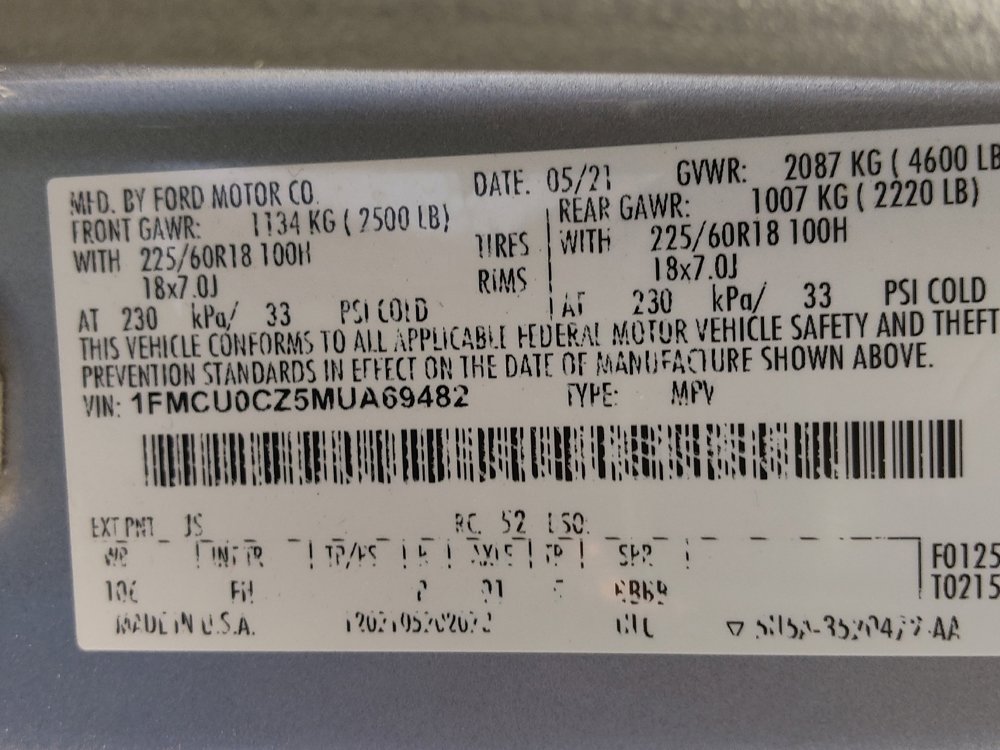 2021 Ford Escape SEL