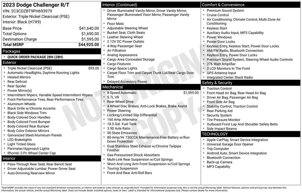 2023 Dodge Challenger R/T