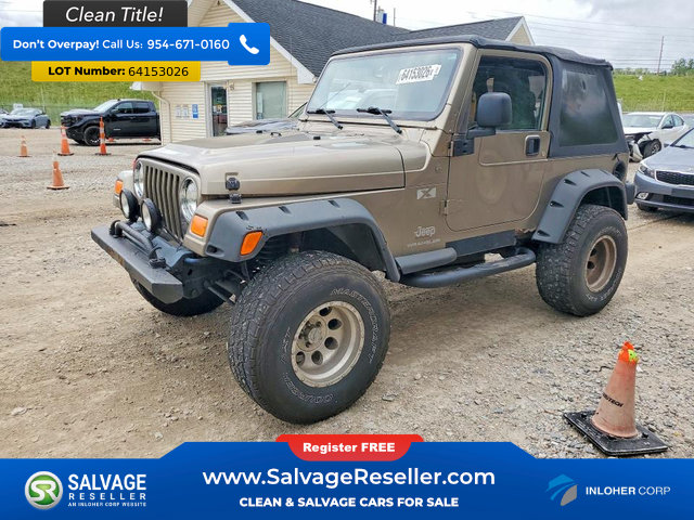 Used 2004 Jeep Wrangler X w/ Full Face Tire & Wheel Group