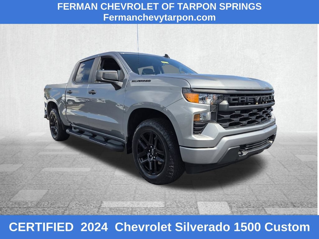 Certified 2024 Chevrolet Silverado 1500 Custom w/ Turbomax Blackout Package
