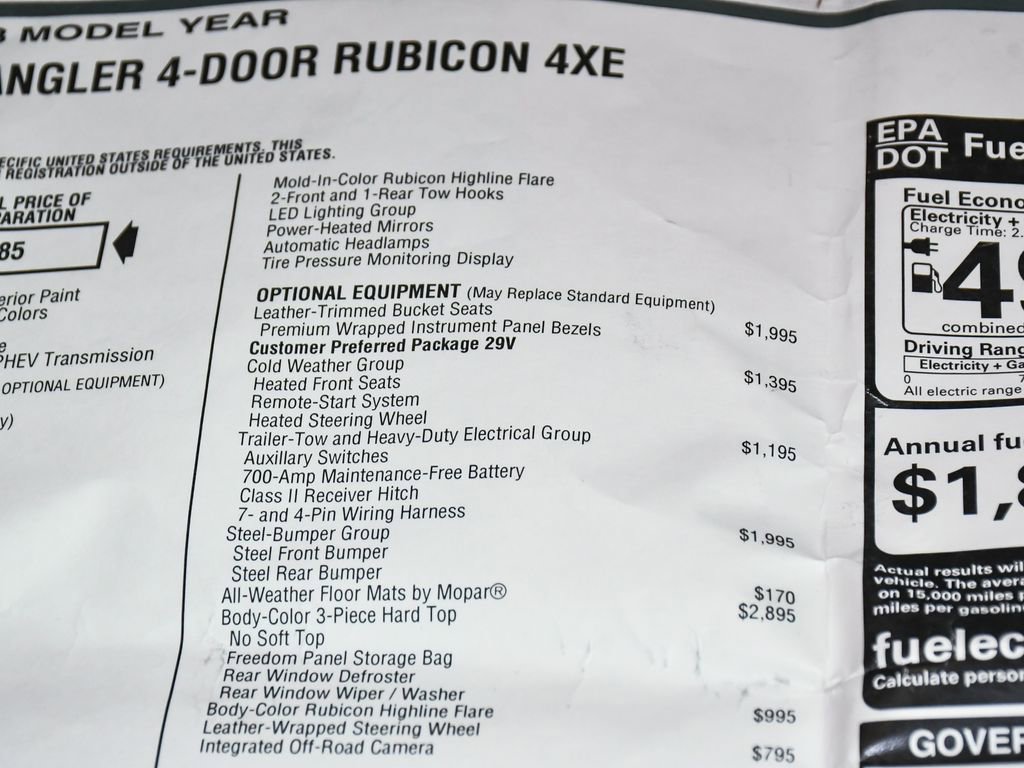 2023 Jeep Wrangler Unlimited Rubicon 4xe