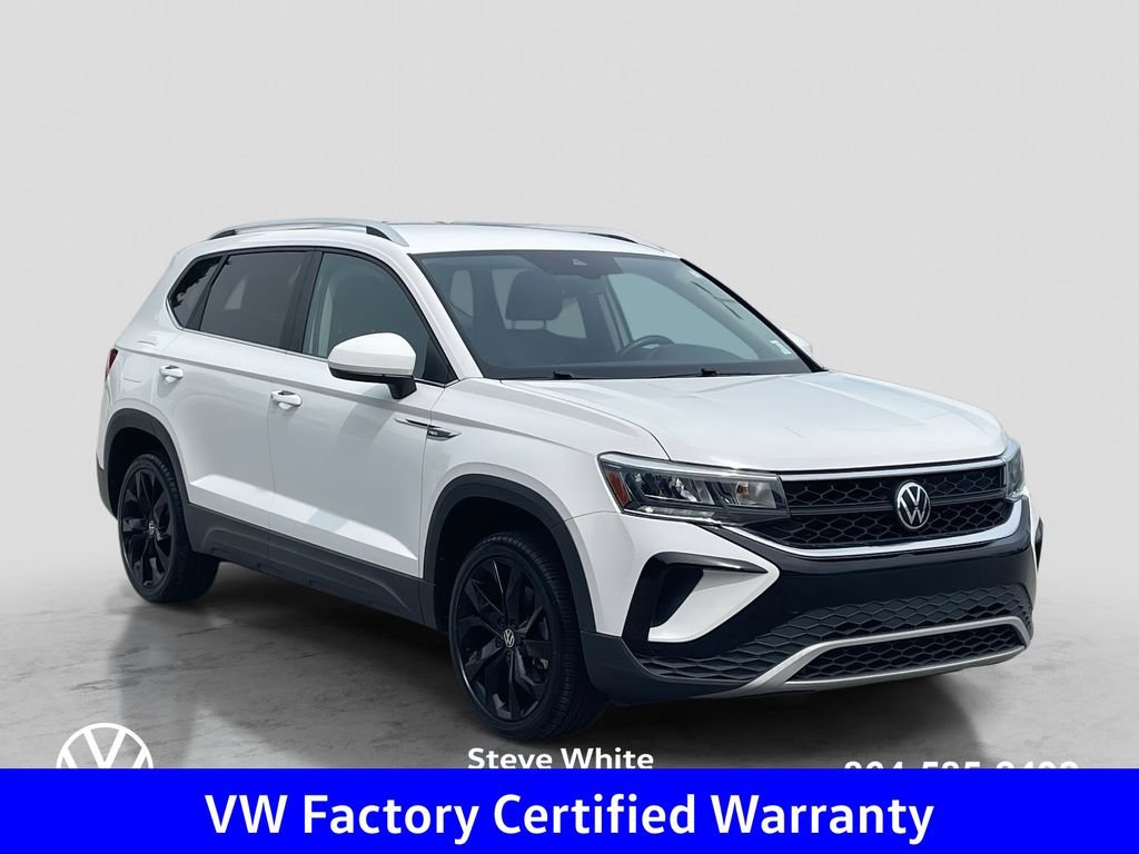 Certified 2023 Volkswagen Taos SE w/ Black Wheel Package