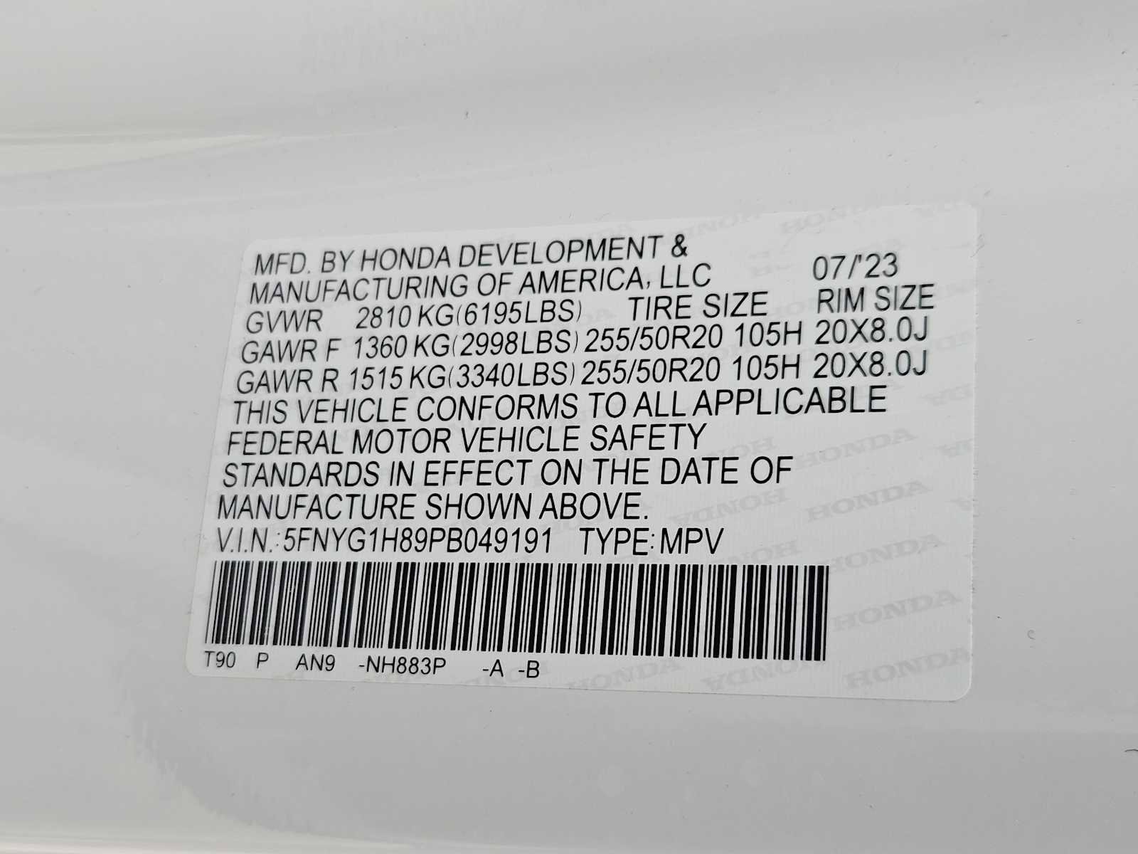 2023 Honda Pilot Elite