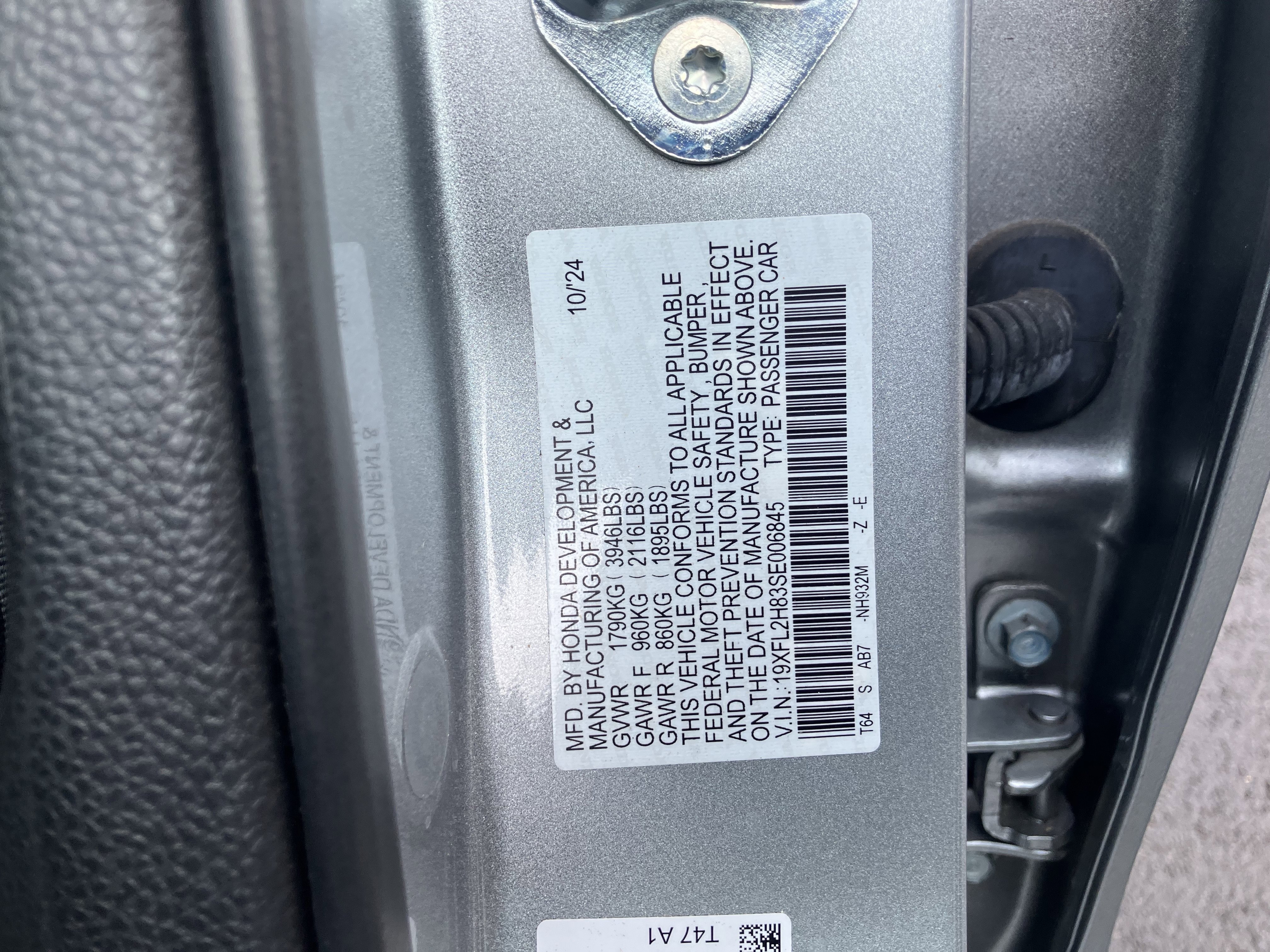 2025 Honda Civic Sport