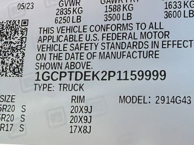 2023 Chevrolet Colorado Z71