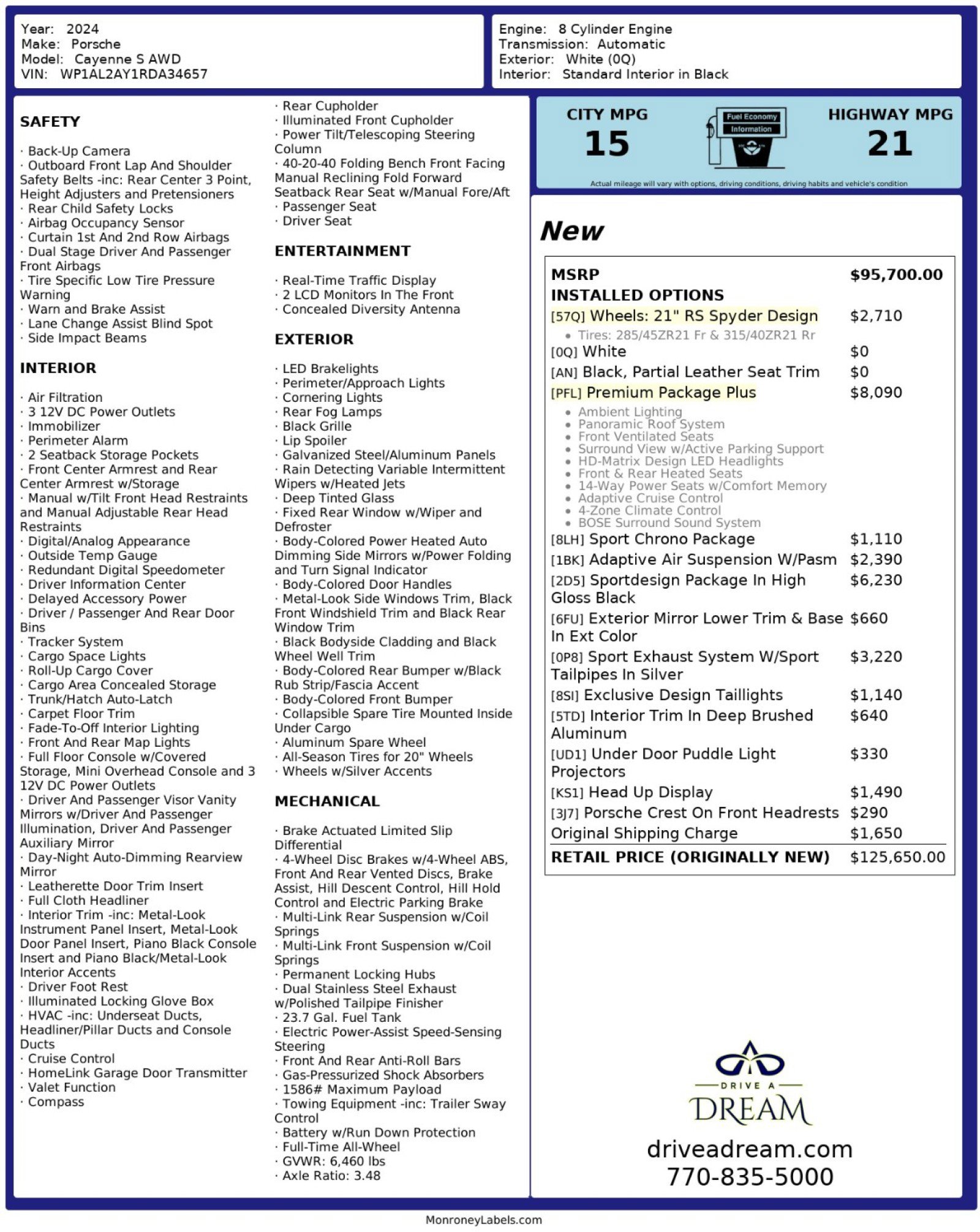 2024 Porsche Cayenne S