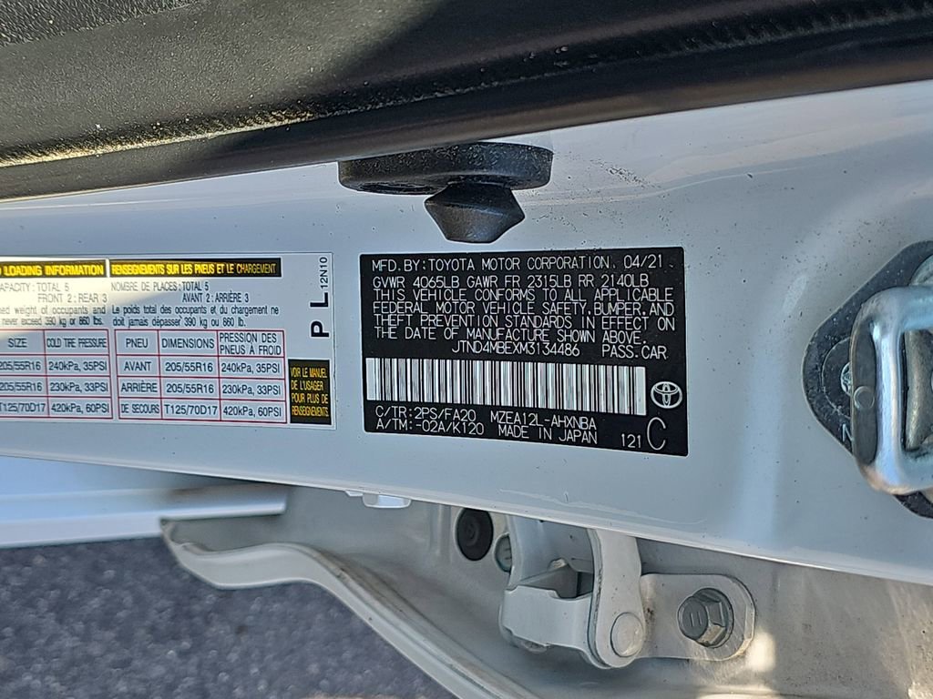 2021 Toyota Corolla SE