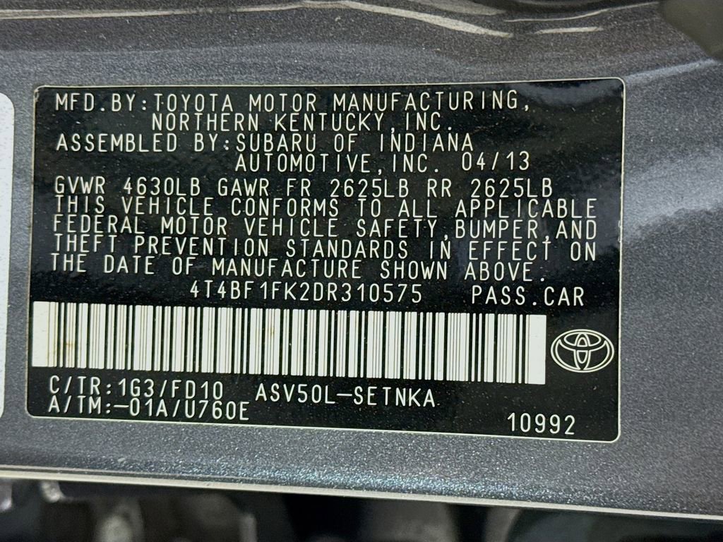 2013 Toyota Camry LE