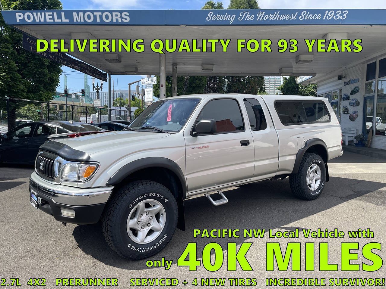 Used 2002 Toyota Tacoma PreRunner w/ SR5 Pkg w/ Chrome Pkg