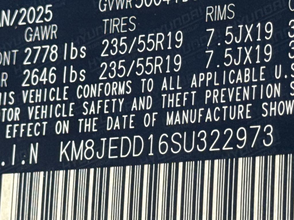 2025 Hyundai Tucson Limited