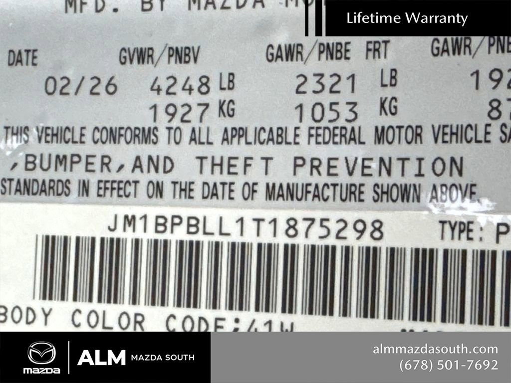 2026 MAZDA Mazda3 Carbon