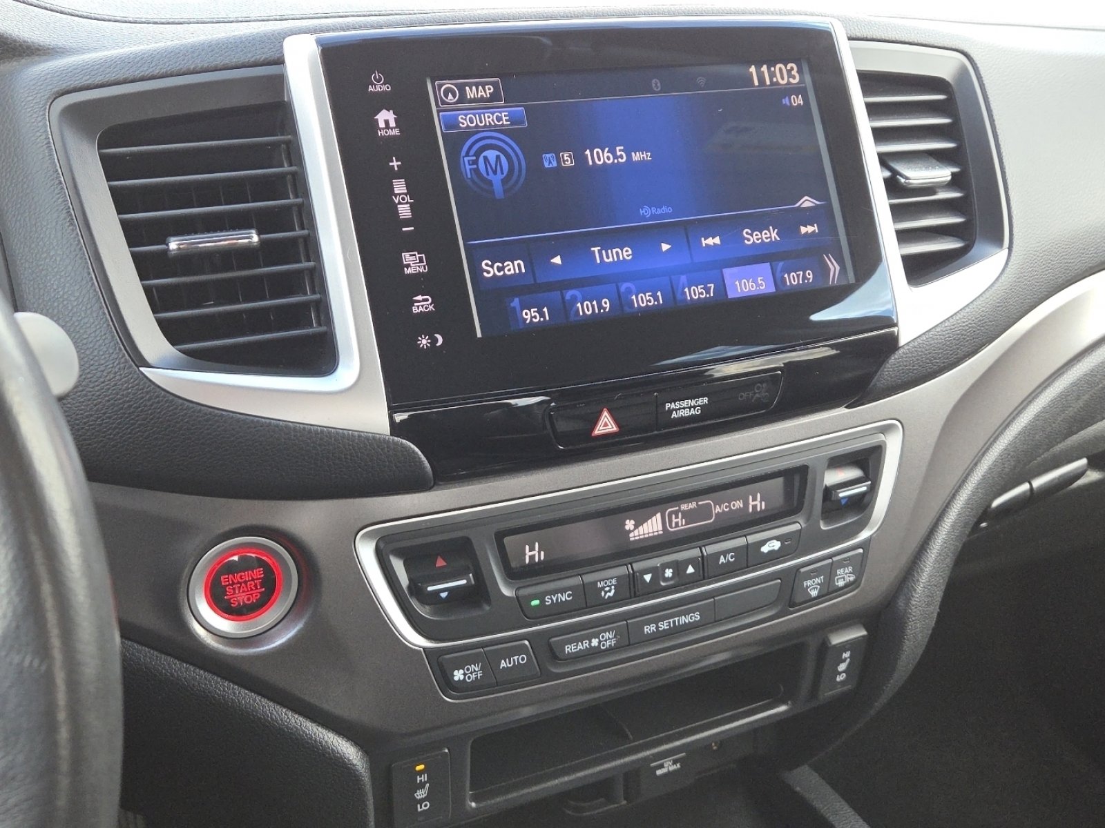 2017 Honda Ridgeline RTL-T