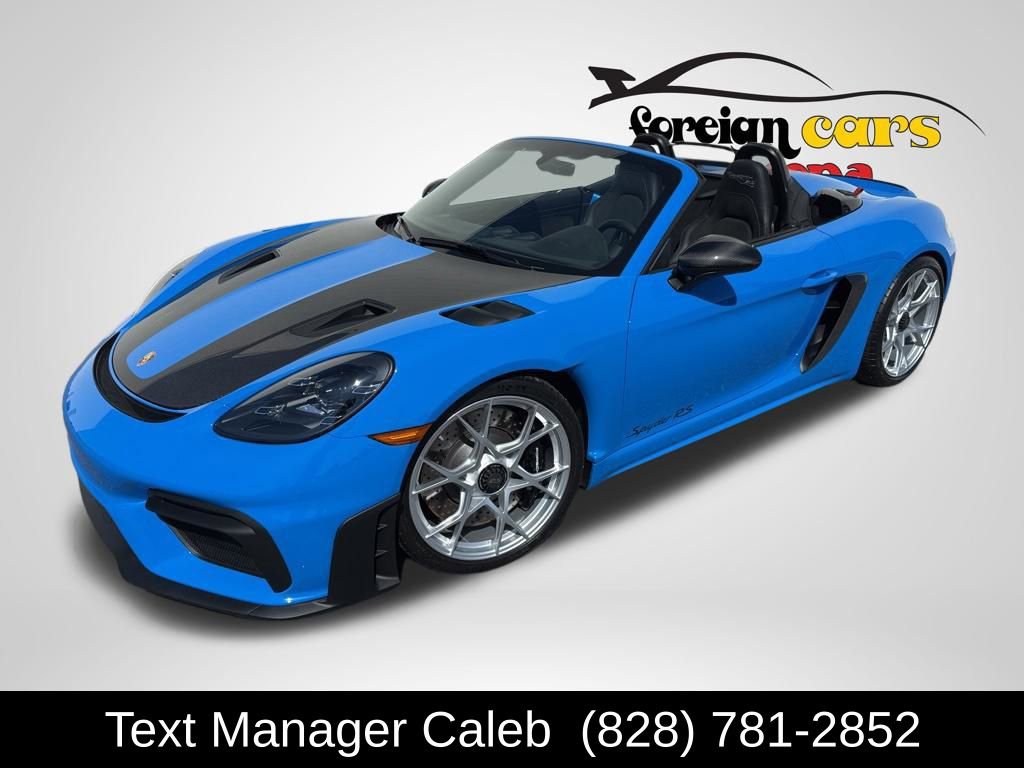 Used 2025 Porsche 718 Boxster Spyder RS w/ Weissach Package
