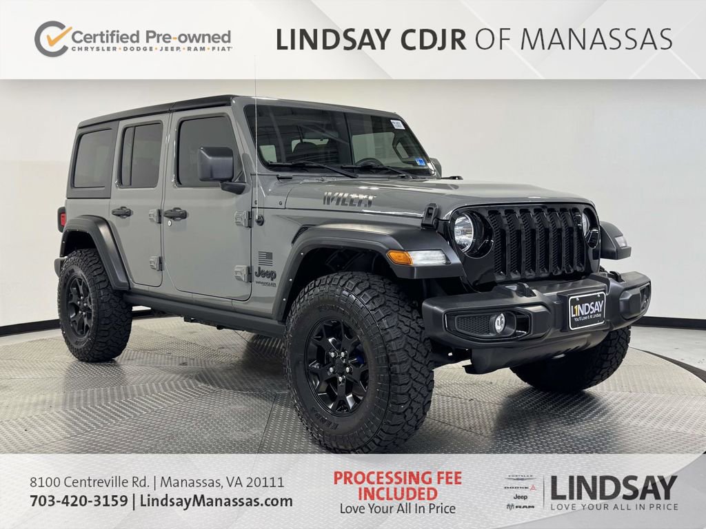 Certified 2022 Jeep Wrangler Unlimited Sport