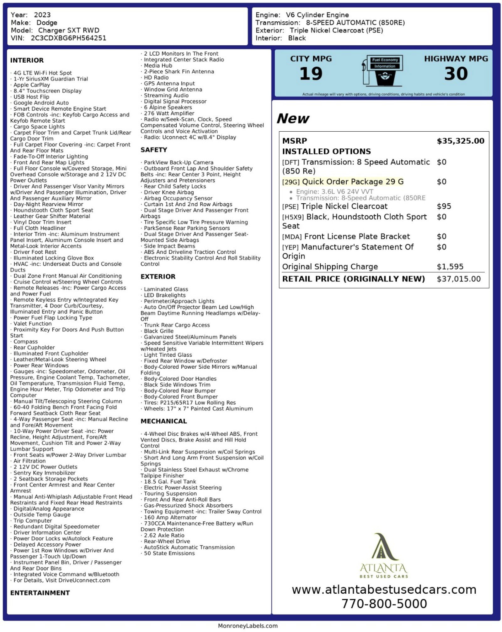 2023 Dodge Charger SXT