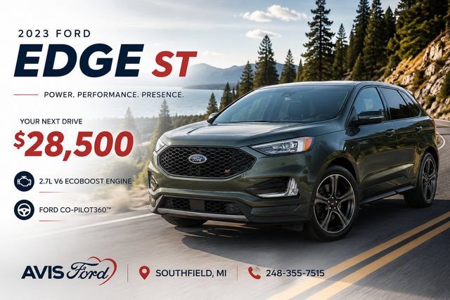 Certified 2023 Ford Edge ST
