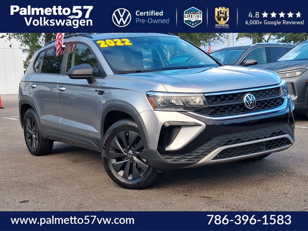 Certified 2022 Volkswagen Taos S w/ IQ Drive S Package