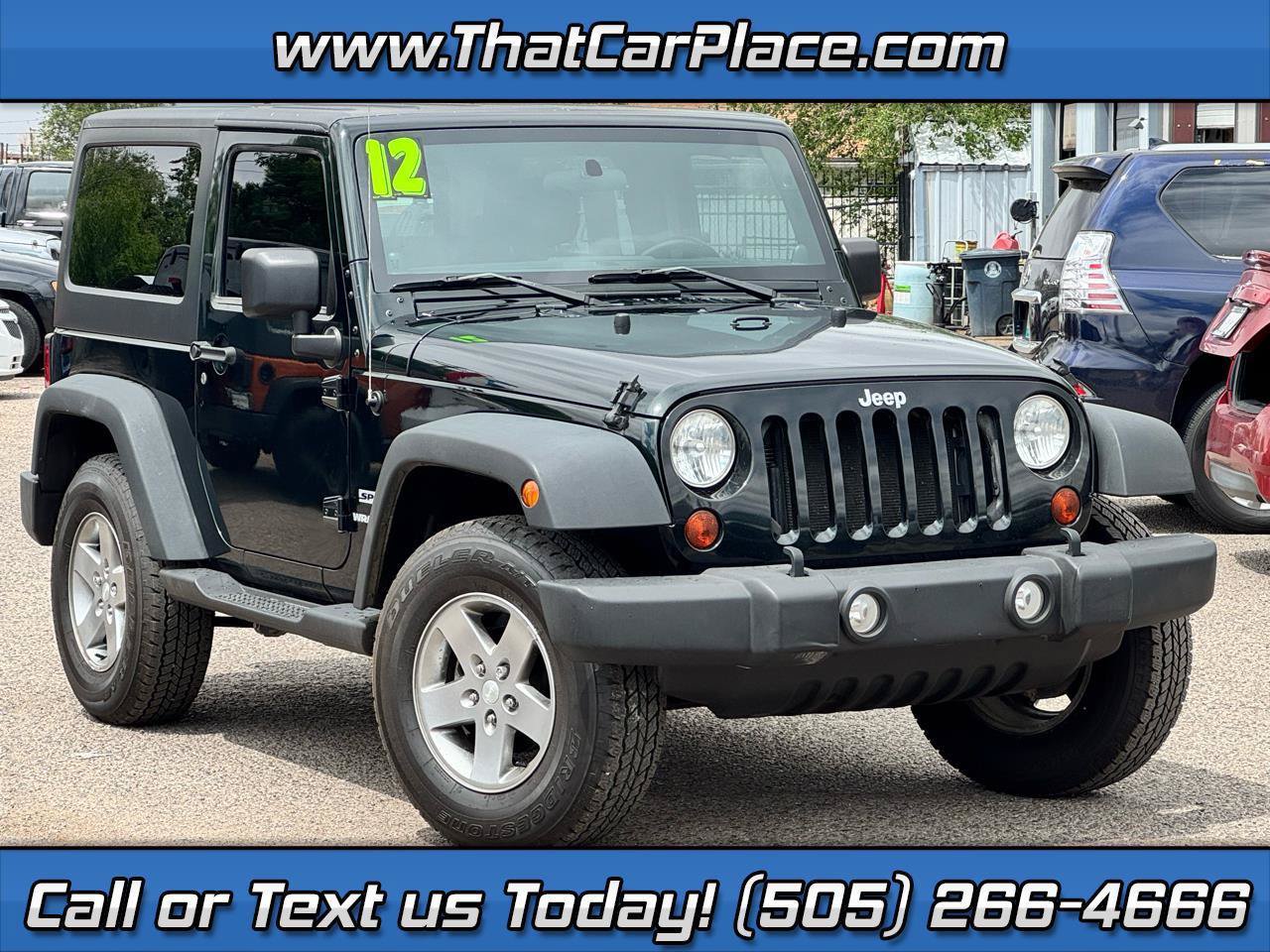 2012 Jeep Wrangler 4WD 2dr Sport for sale in Albuquerque, NM