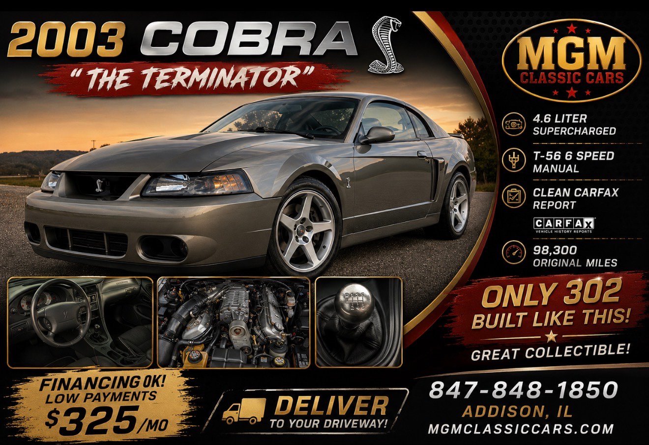 Used 2003 Ford Mustang Cobra