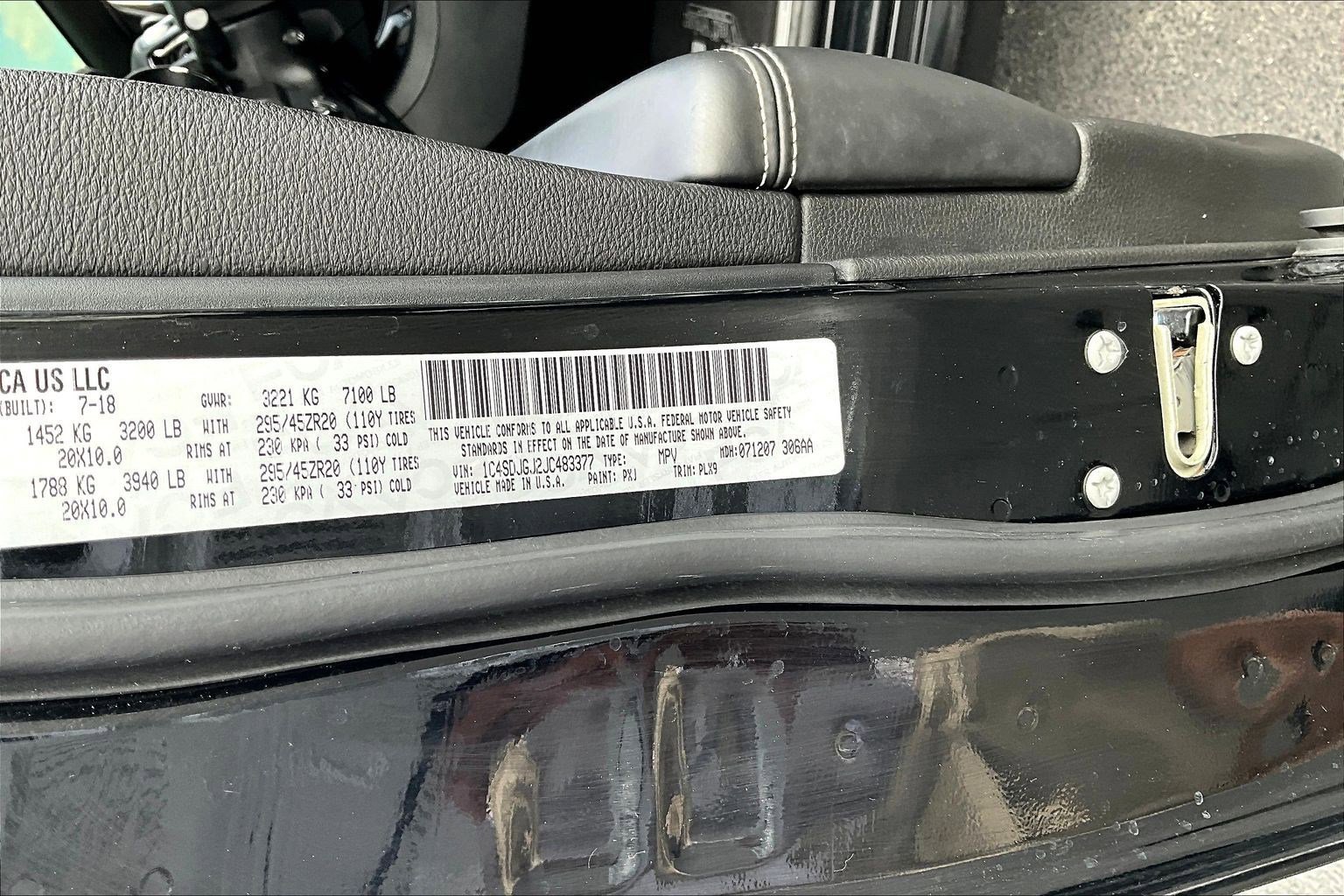 2018 Dodge Durango SRT