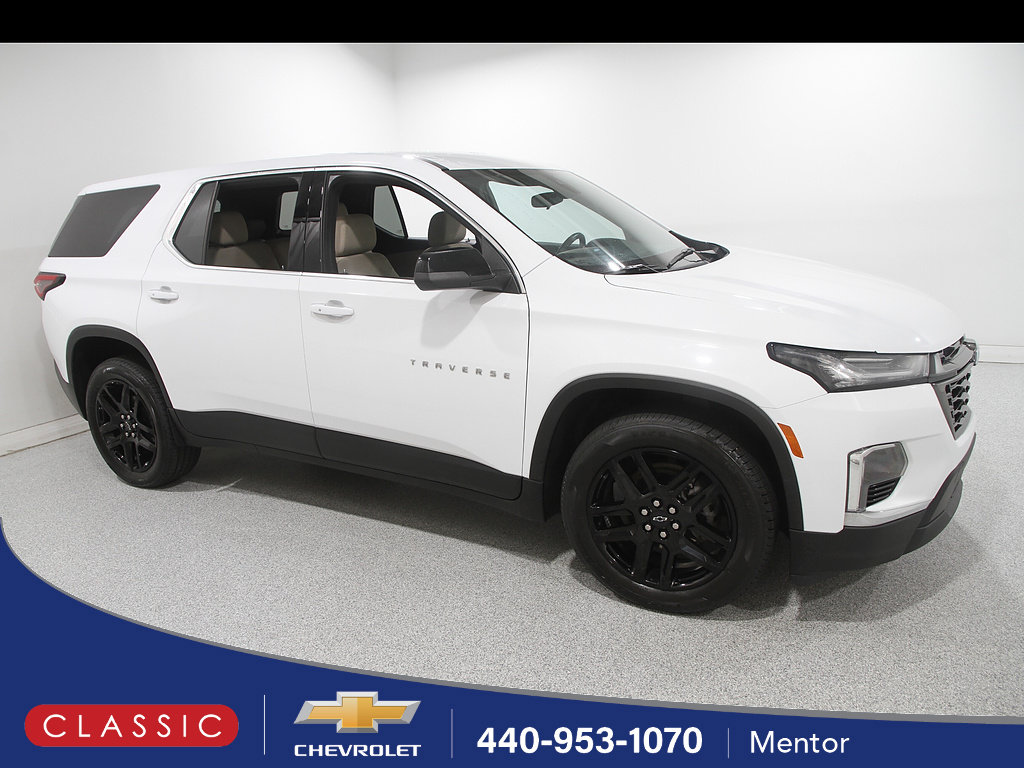 Used 2022 Chevrolet Traverse LS w/ LPO, Black Accent Package