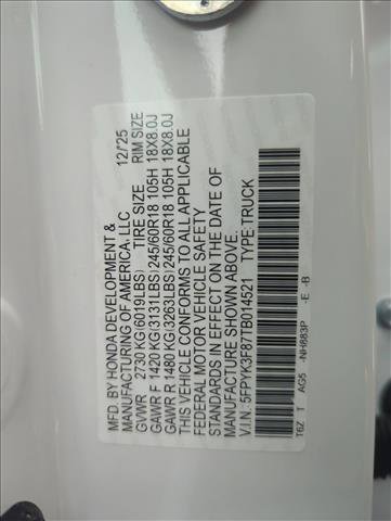 2026 Honda Ridgeline Black Edition