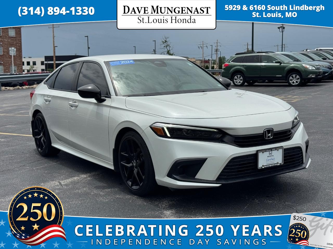 Certified 2024 Honda Civic Sport