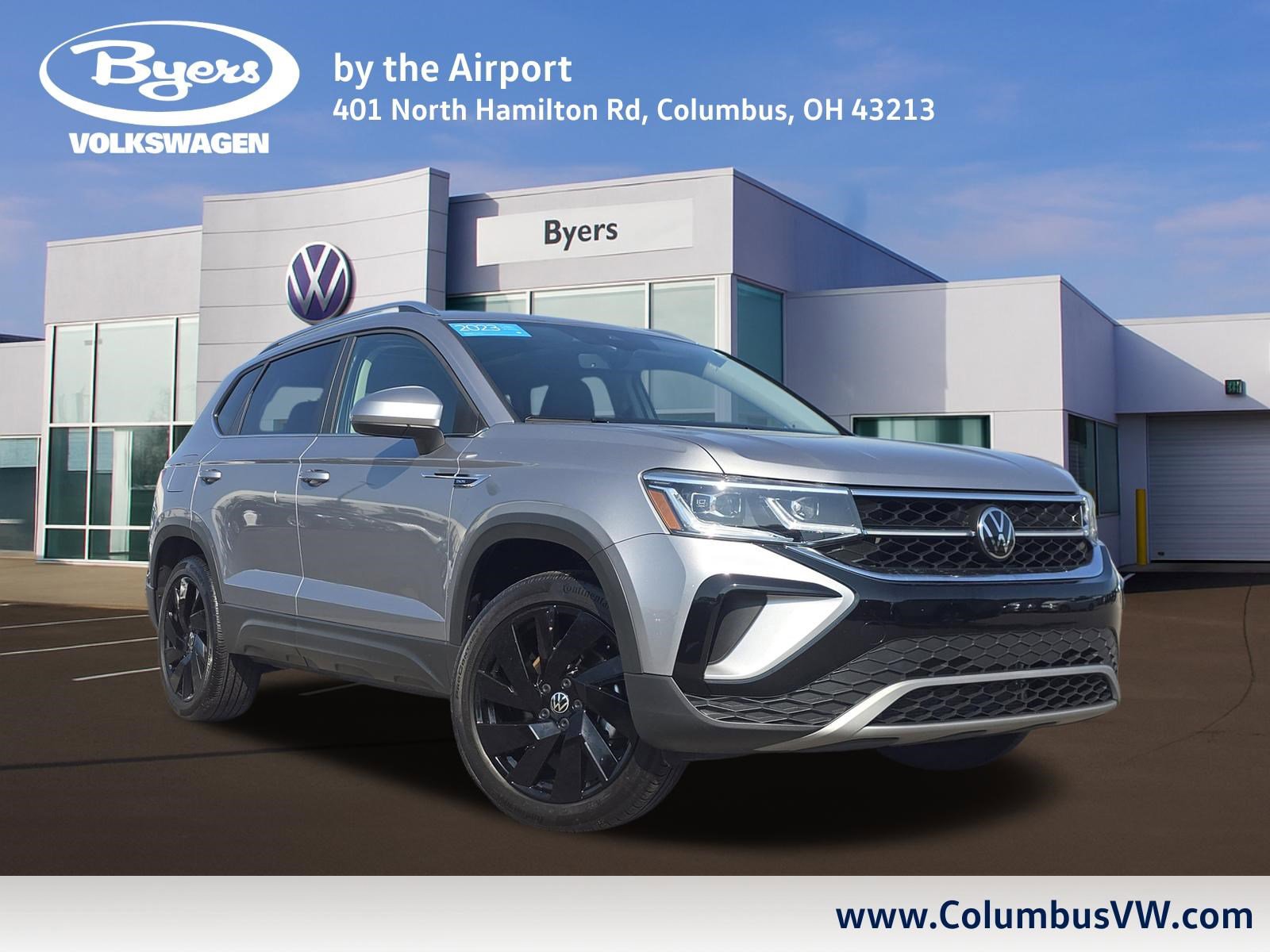 Certified 2023 Volkswagen Taos SEL w/ Black Wheel Package