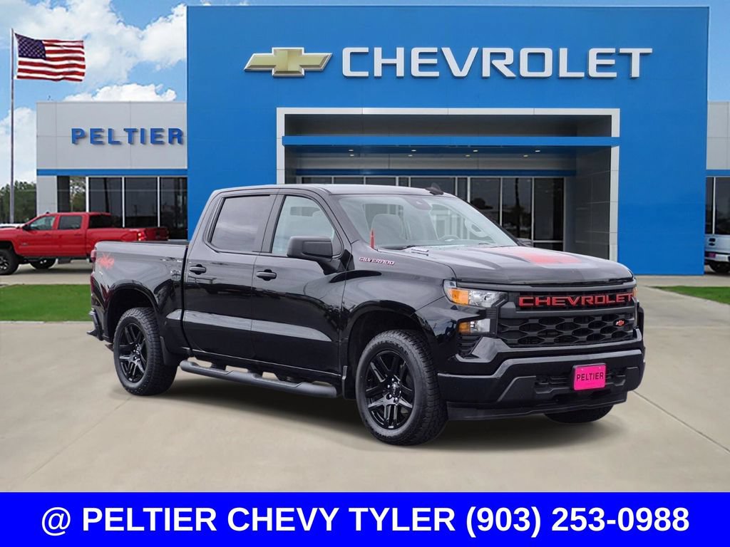 Used 2025 Chevrolet Silverado 1500 Custom w/ Turbomax Blackout Package