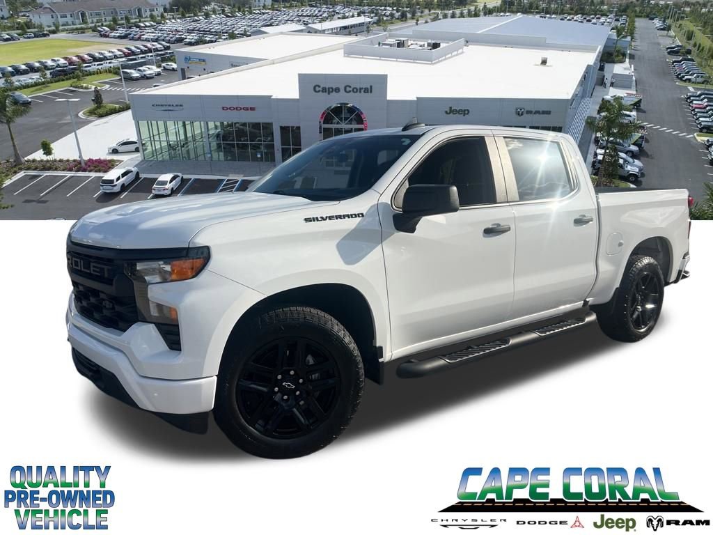 Used 2024 Chevrolet Silverado 1500 Custom w/ Turbomax Blackout Package