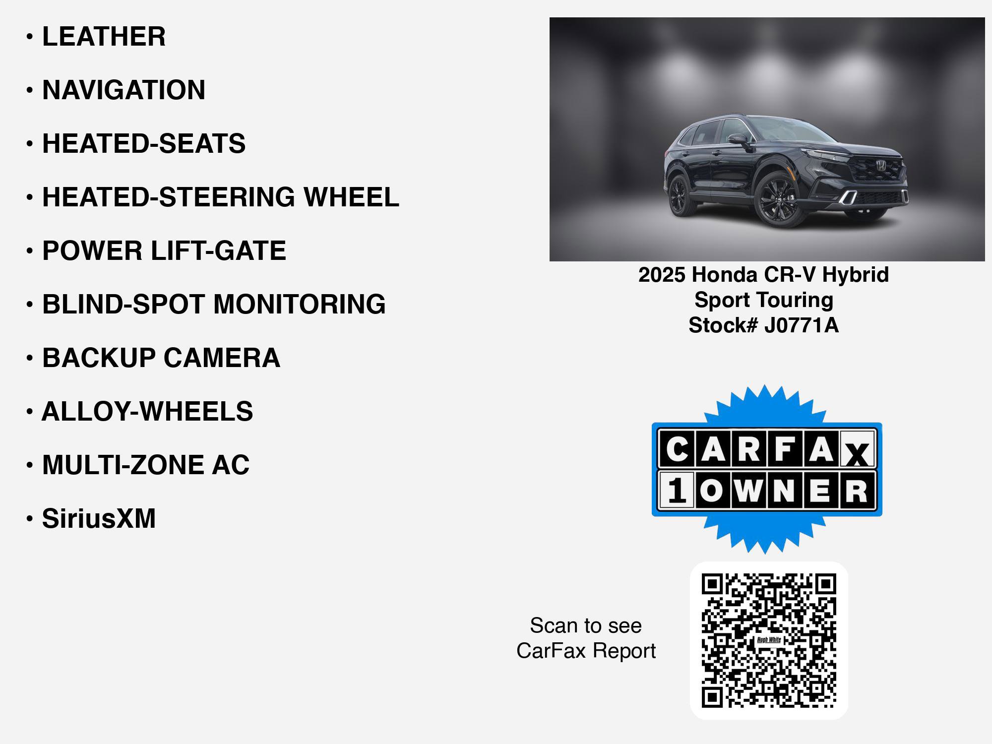 2025 Honda Cr-V Sport Touring