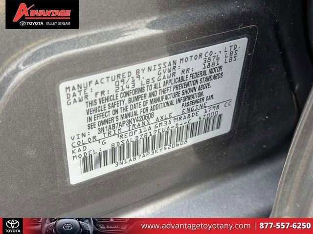 2019 Nissan Sentra SV