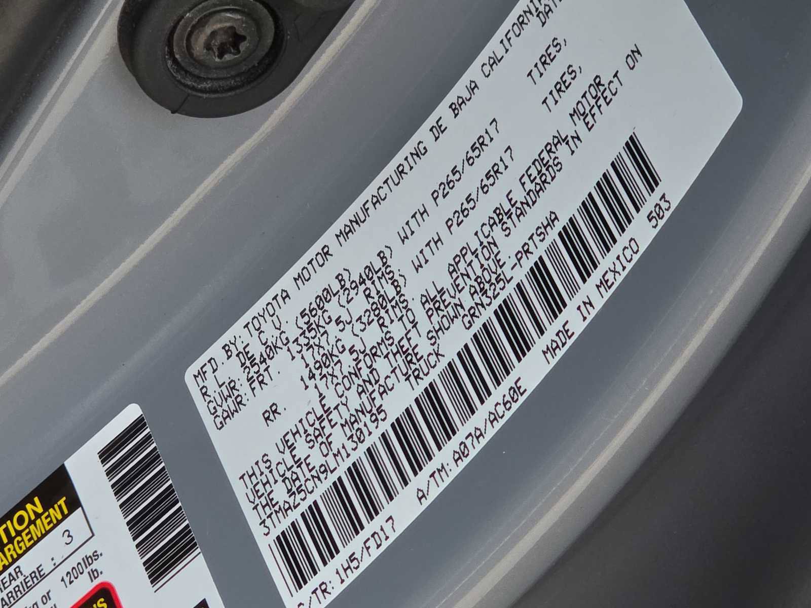 2020 Toyota Tacoma TRD Sport