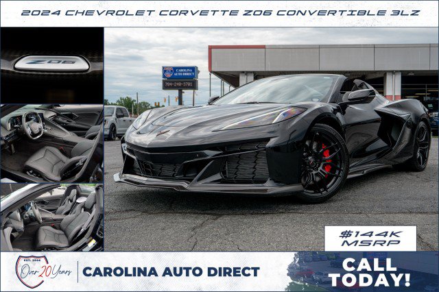 Used 2024 Chevrolet Corvette Z06 w/ Stealth Interior Trim Package