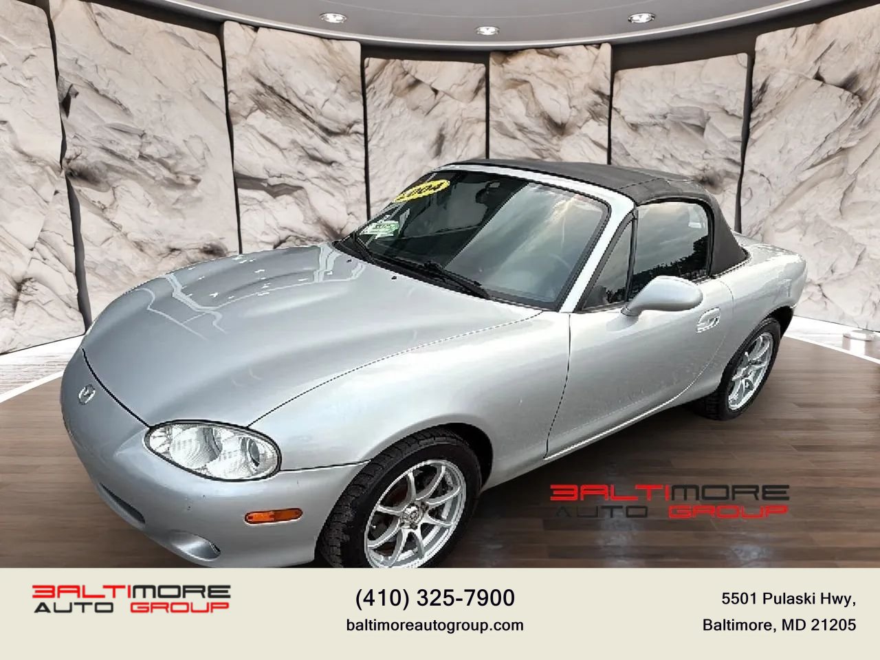 Used 2004 MAZDA MX-5 Miata w/ Cloth Azure Blue Pkg