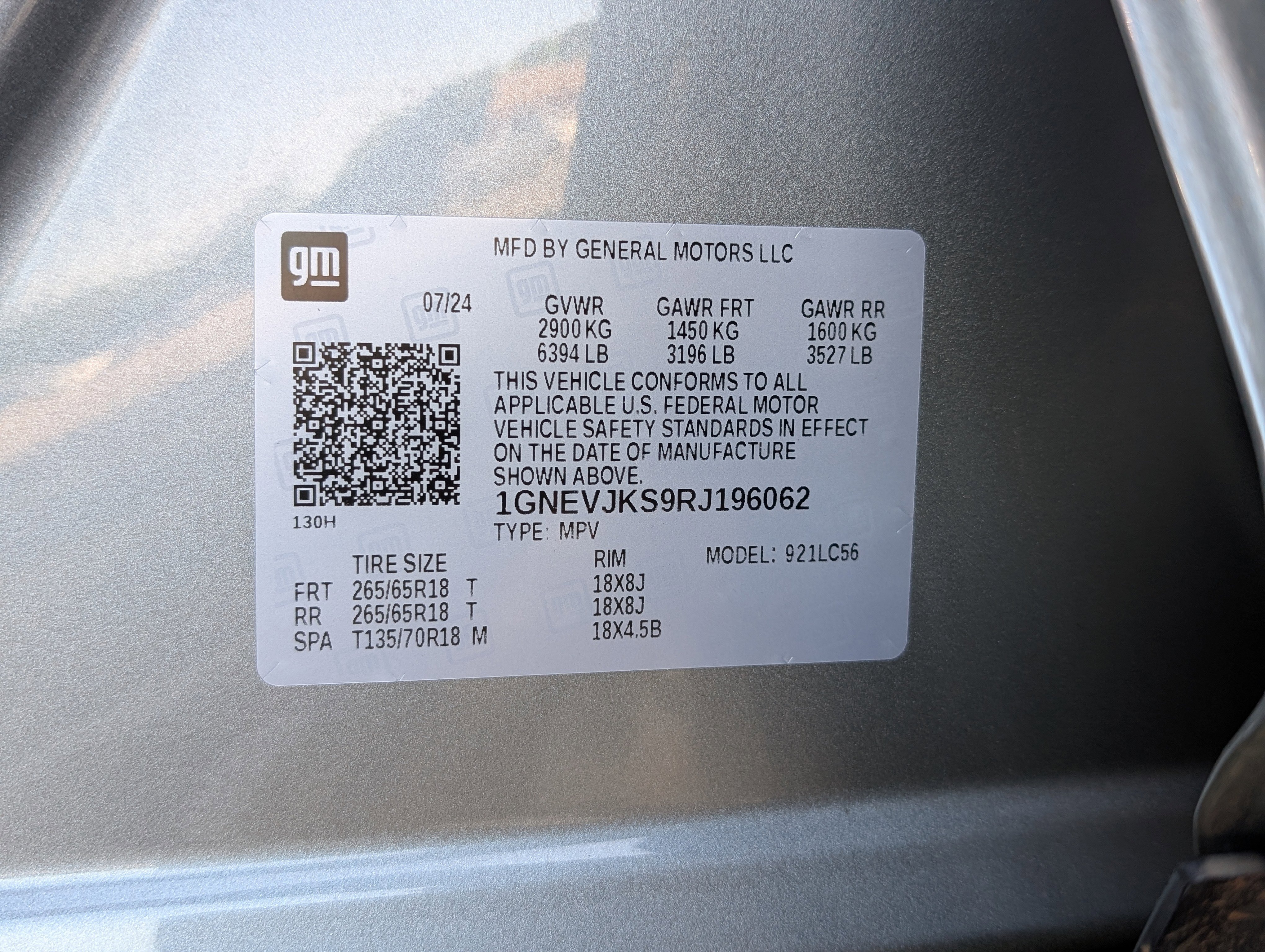 2024 Chevrolet Traverse Z71