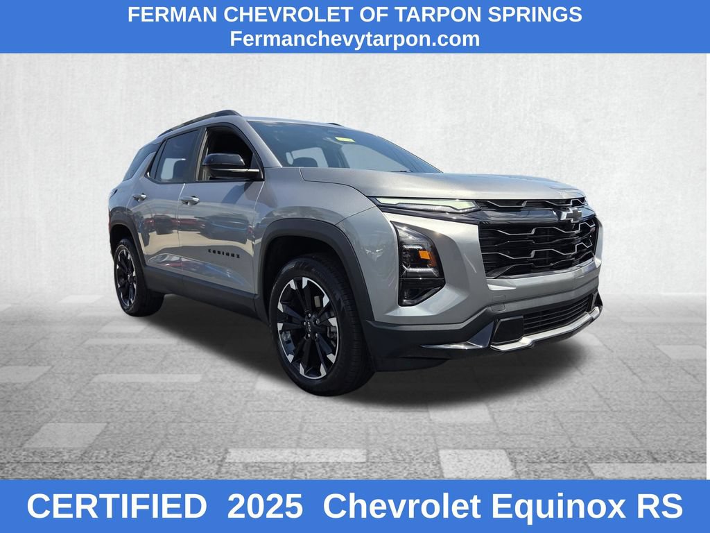 Certified 2025 Chevrolet Equinox RS w/ Safety and Technology Package