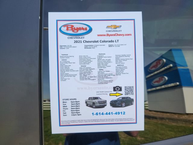 2021 Chevrolet Colorado LT