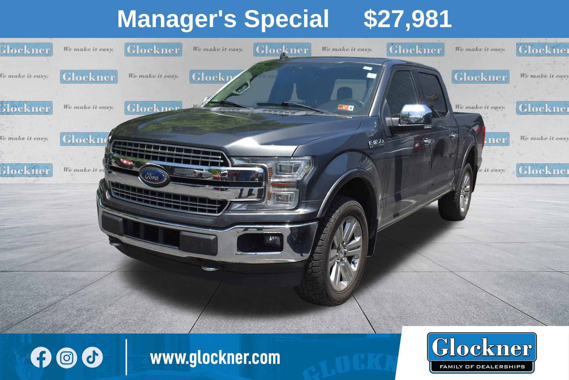 Used 2019 Ford F150 Lariat w/ Equipment Group 502A Luxury