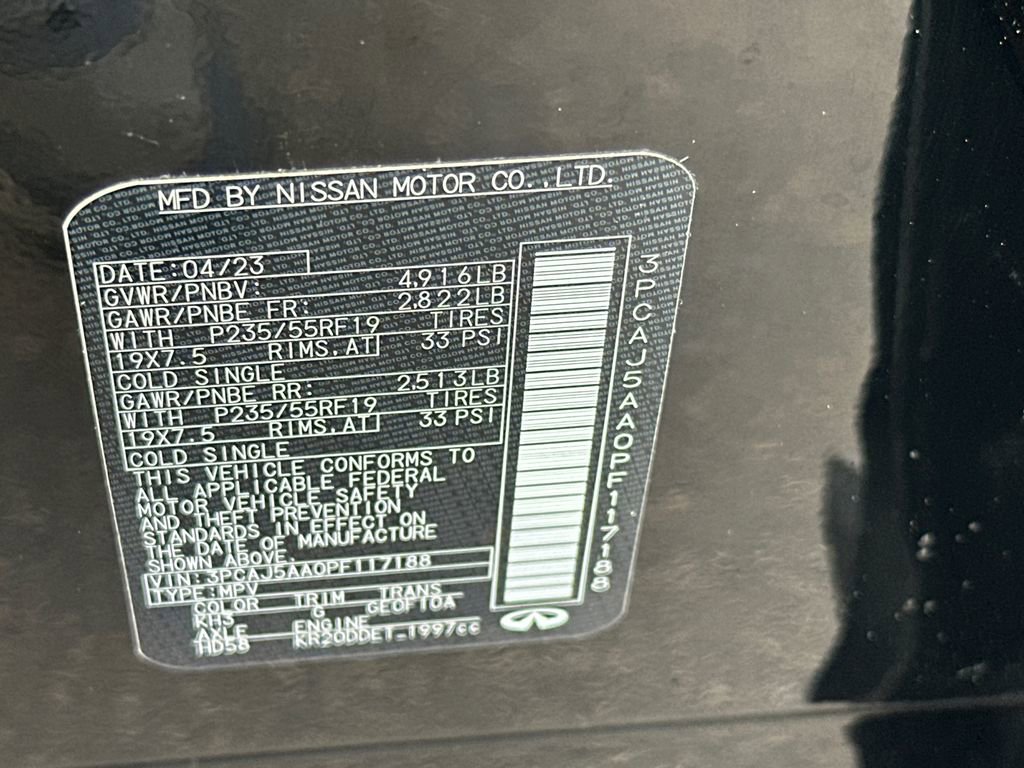 2023 INFINITI Qx50 Pure