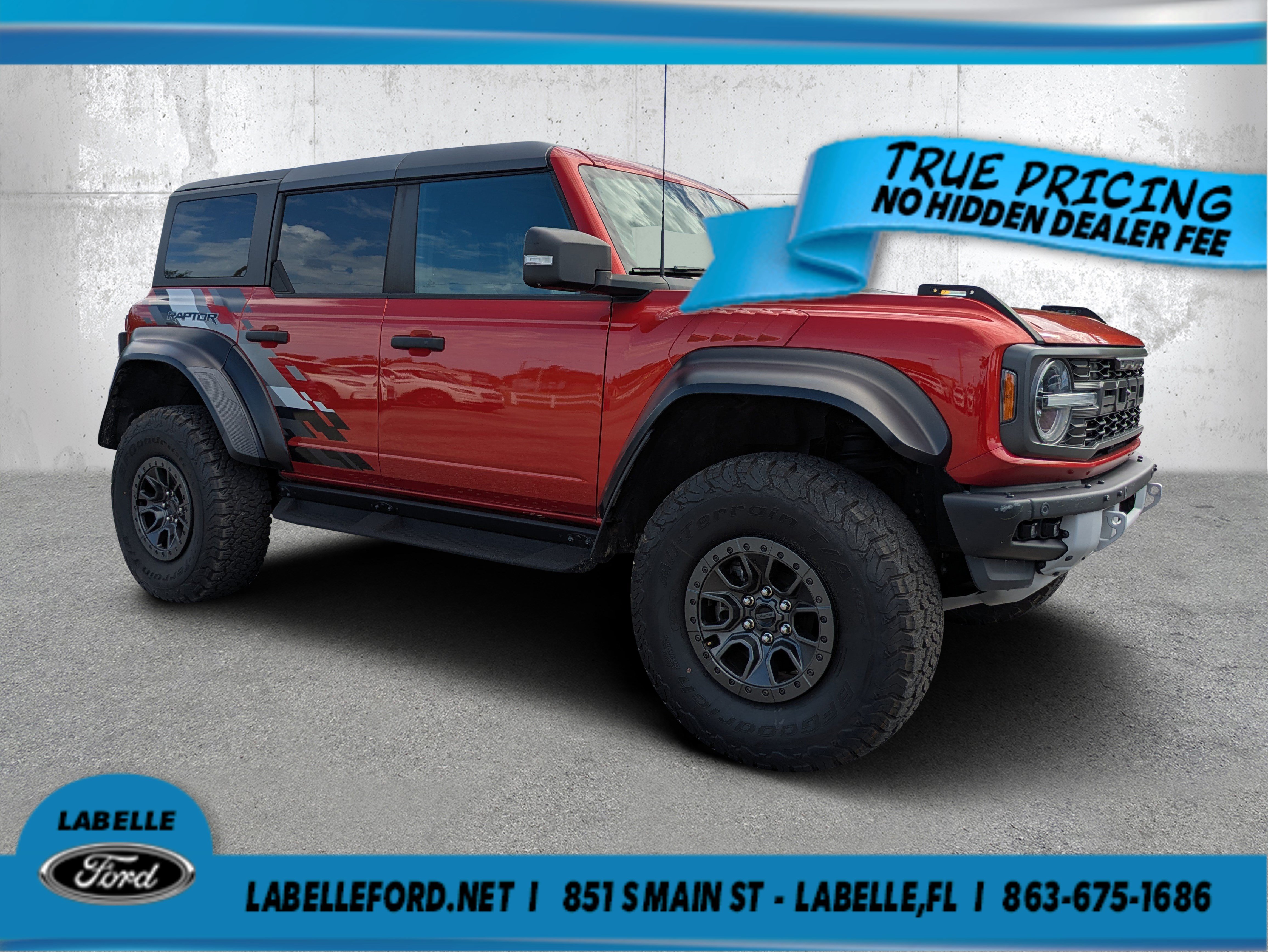 Used 2022 Ford Bronco Raptor w/ Interior Carbon Fiber Pack 6