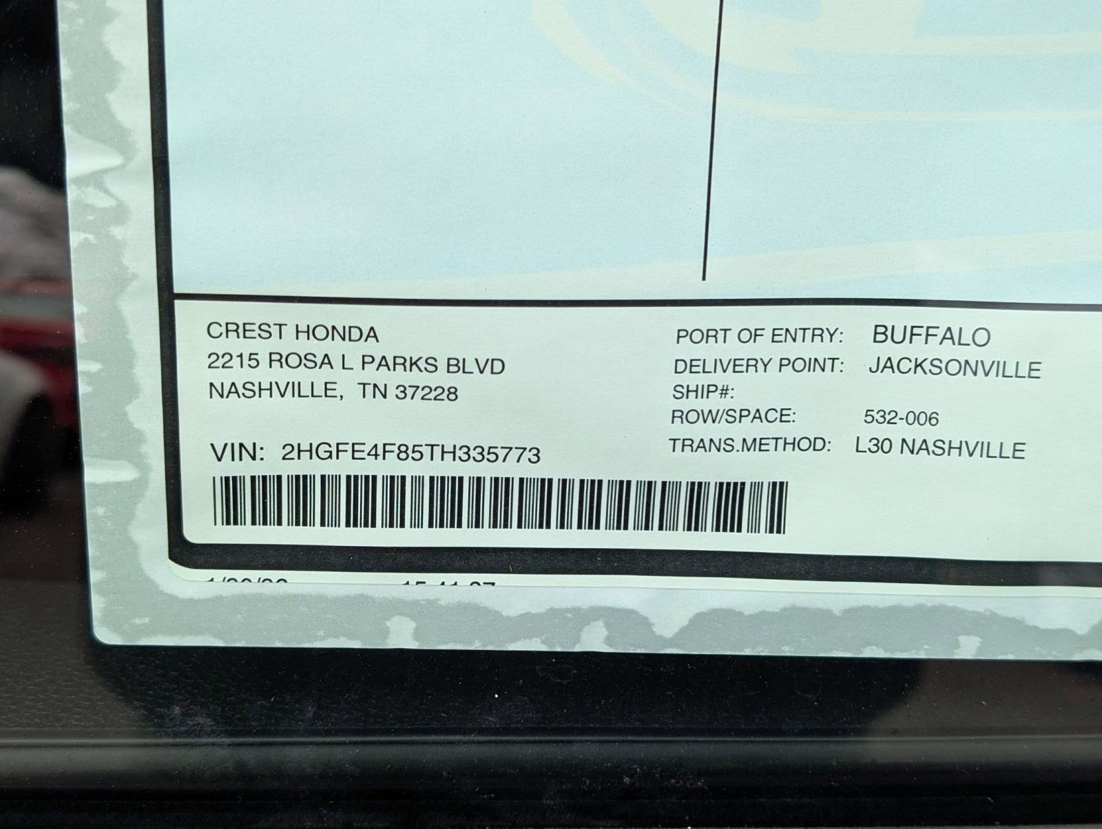 2026 Honda Civic FWD Hybrid Sedan