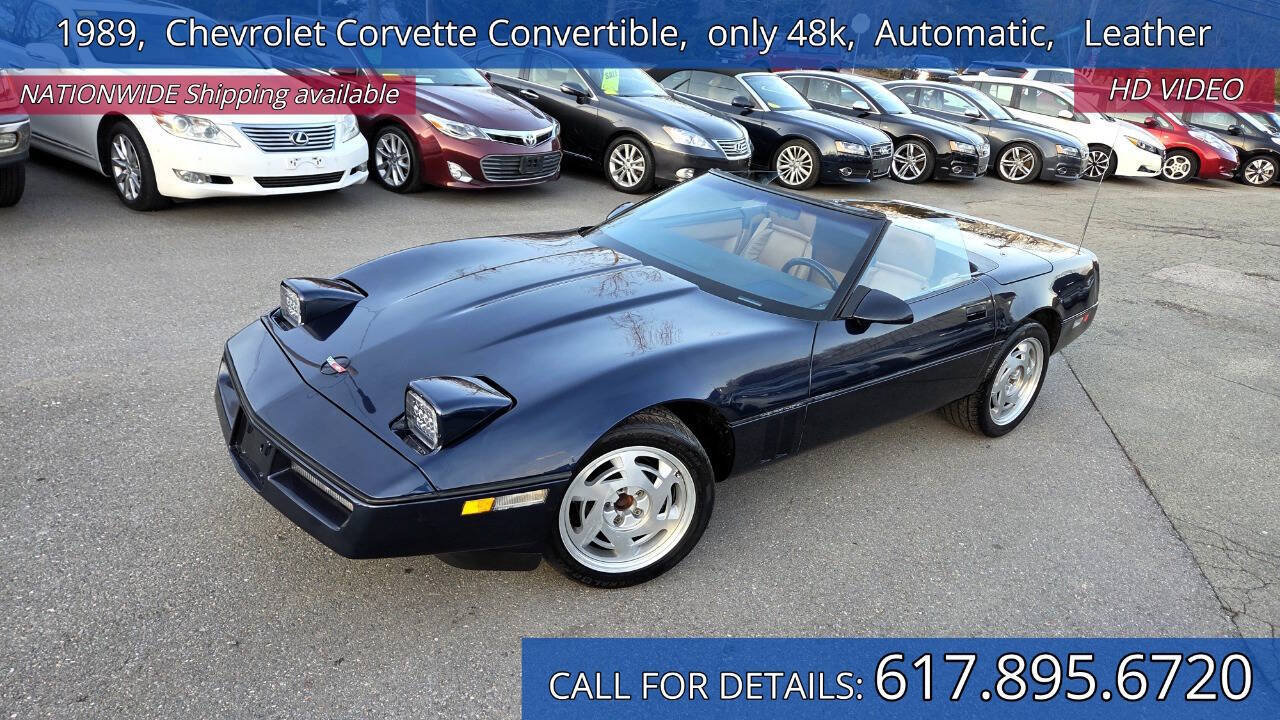 Used 1989 Chevrolet Corvette Convertible