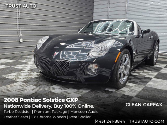 Used 2008 Pontiac Solstice GXP w/ Premium Package