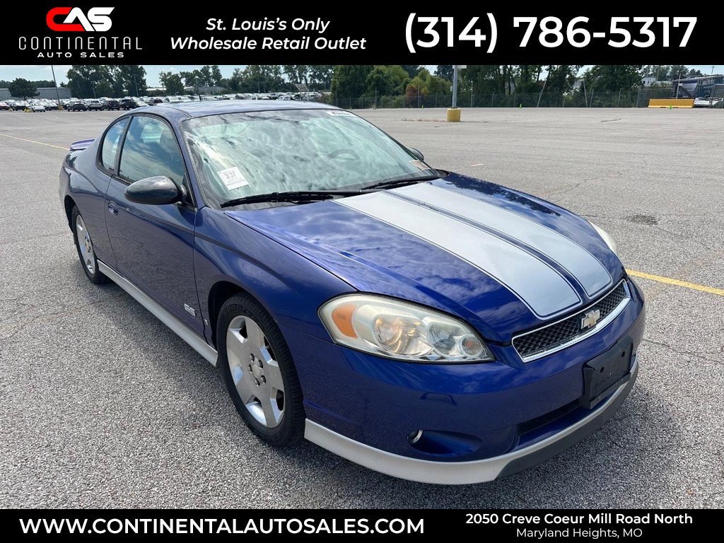 Used 2007 Chevrolet Monte Carlo SS w/ Silver Rally Stripe Package