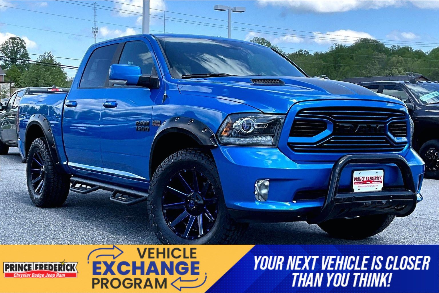 Used 2018 RAM 1500 Sport w/ Hydro Blue Sport Package