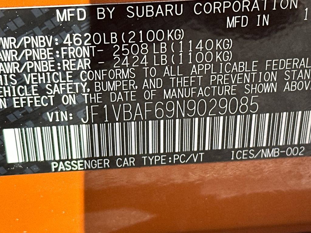 2022 Subaru WRX Premium